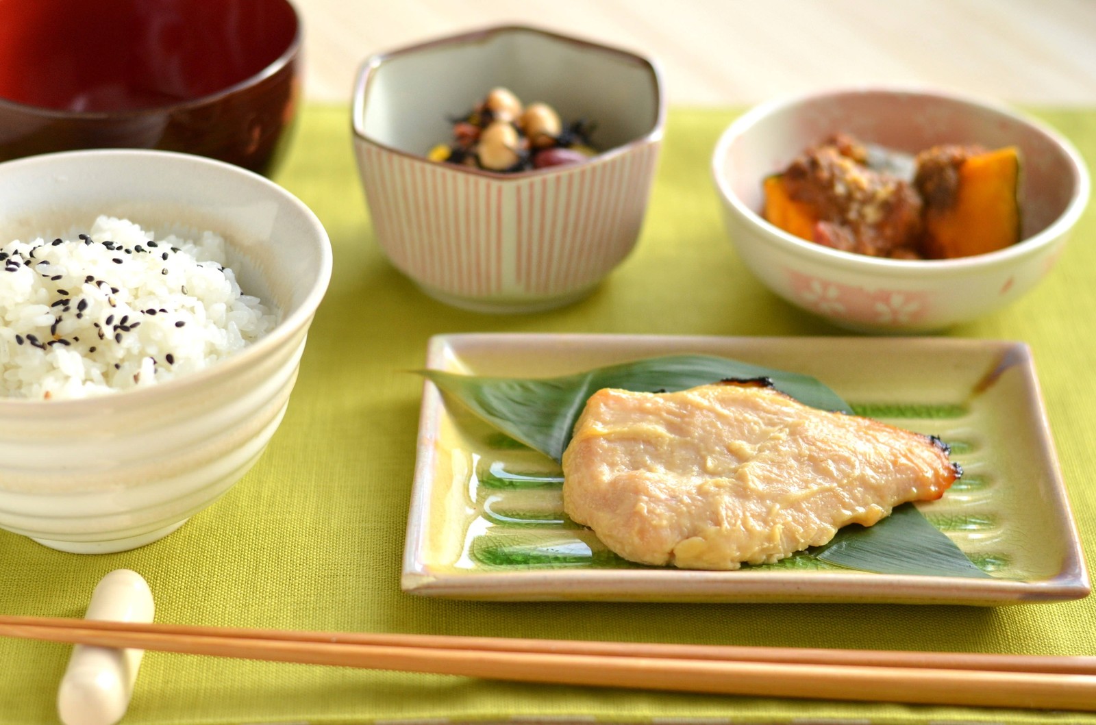 シニアの朝食